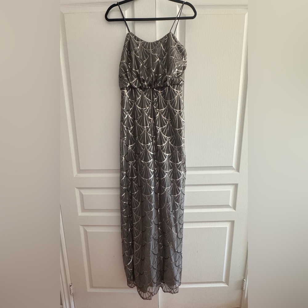 Charcoal and Sequin Sorella Vita gown